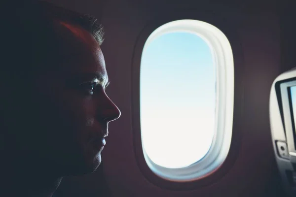 Traveling by airplane — Stock Photo, Image