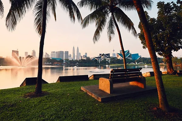 Kuala Lumpur på sunrise — Stockfoto