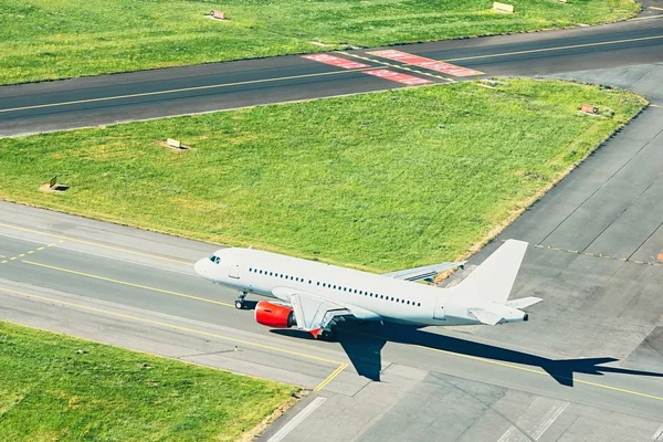 Aerial view of the airplane — Stock Photo, Image