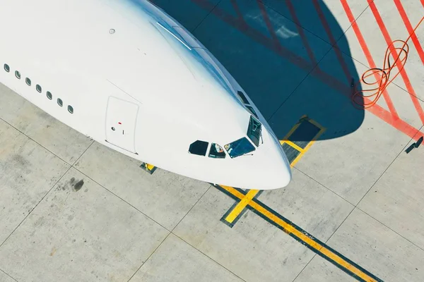 Vista aerea dell'aeroporto — Foto Stock