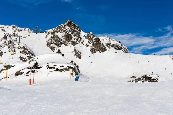 Declive de esqui na Áustria — Fotografia de Stock