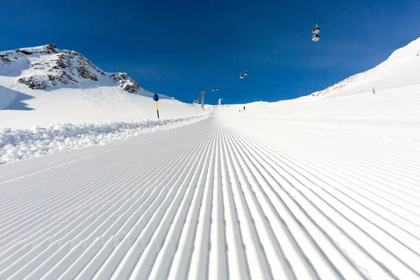 冬の手入れをされた雪 — ストック写真