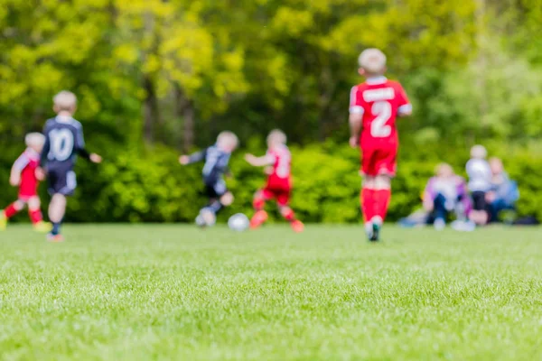 Boys soccer match blur — Stock Photo, Image