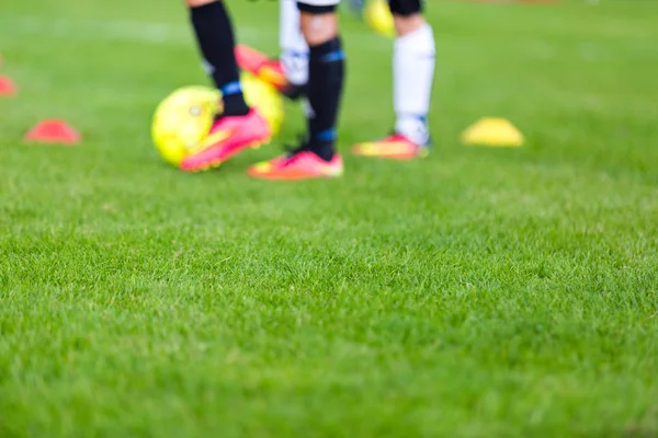 Trening piłki nożnej — Zdjęcie stockowe
