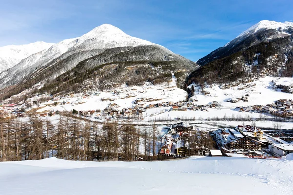 Горнолыжный курорт Soelden — стоковое фото