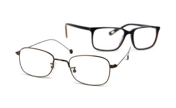 흰색 배경 위에 안경 — 스톡 사진