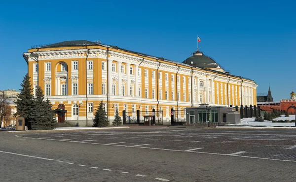 Az épület, a szenátus, Moszkva, Kreml-ban Kilátás — Stock Fotó