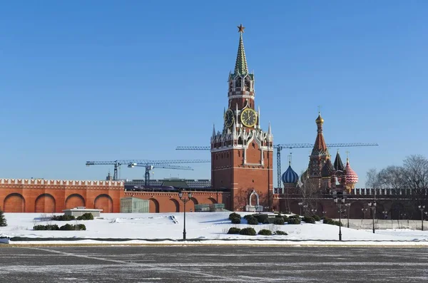 Wieża Spasskaya Kremla — Zdjęcie stockowe