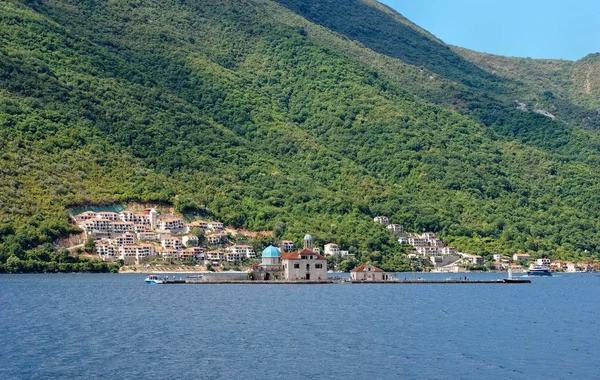 Island Our Lady of the Rocks — Stock Photo, Image