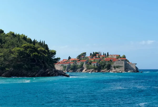 Sveti stefan wyspa — Zdjęcie stockowe