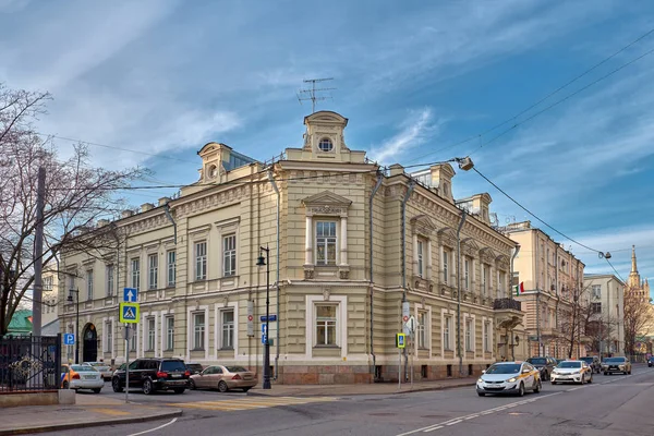 莫斯科第一行会商人的豪宅 诺森科夫 — 图库照片