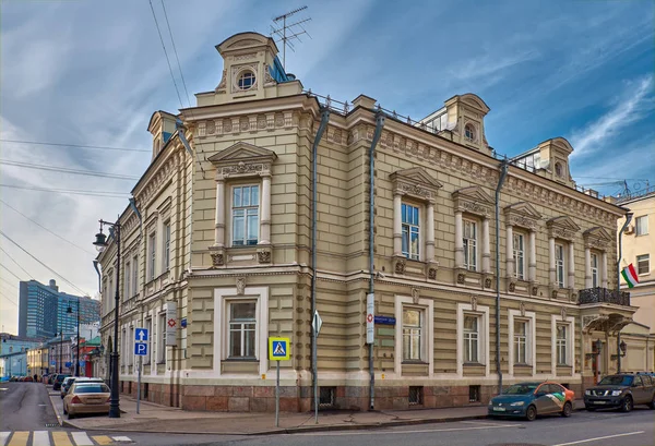 최초의 길드 A.I. 의상인 모스크바 상인의 저택. 노 센 코프 — 스톡 사진