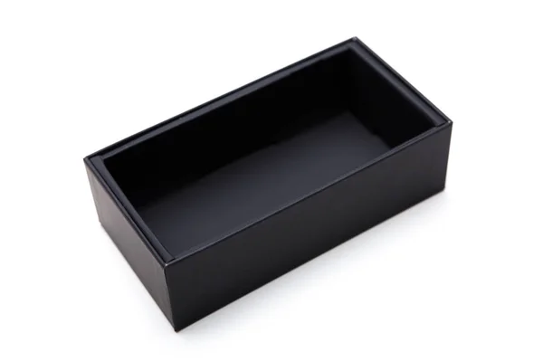 Caja de paquete de cartón negro . —  Fotos de Stock