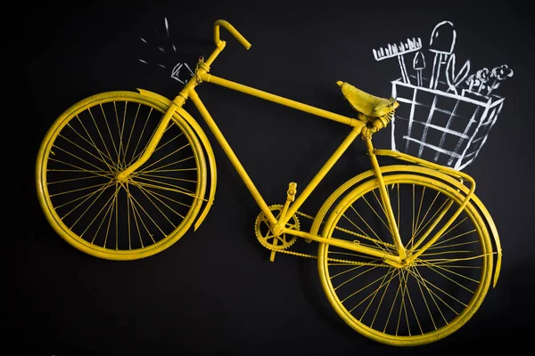 Yellow Vintage Style Bike