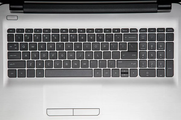 Bir dizüstü bilgisayar klavye — Stok fotoğraf