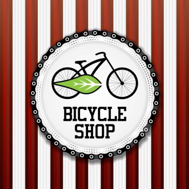 Gümüş daire ile Elektrikli bisiklet vektör simgesi