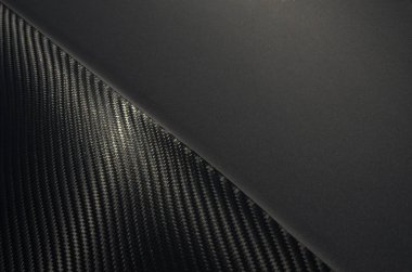 Siyah karbon fiber araba wrap folyo
