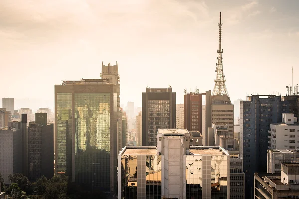 Flygfoto över sao paulo — Stockfoto