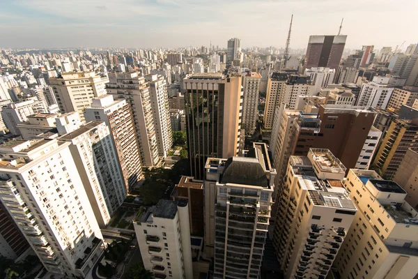 Letecký pohled na sao paulo — Stock fotografie