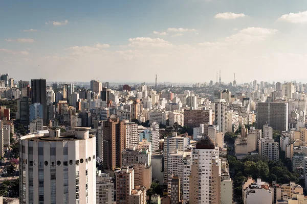 Vista aérea de são paulo — Fotografia de Stock