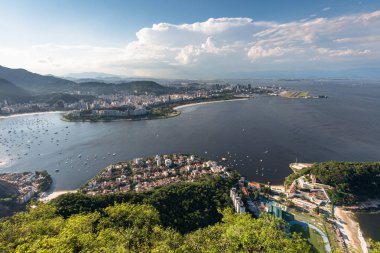 Havadan görünümü Rio de Janeiro şehir