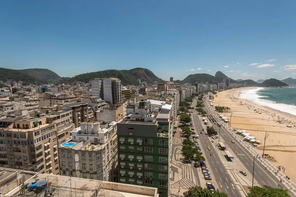 Spiaggia di Copacabana a Rio de Janeiro — Foto Stock