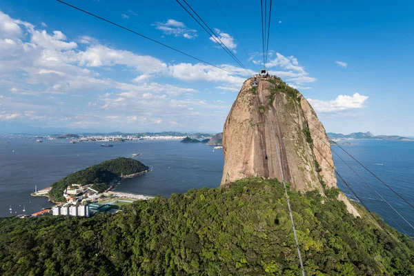 Сахарная гора в Рио-де-Жанейро — стоковое фото