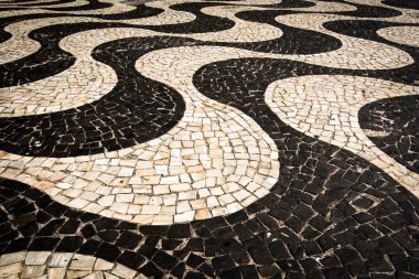 Ünlü Copacabana kaldırım Mozaik