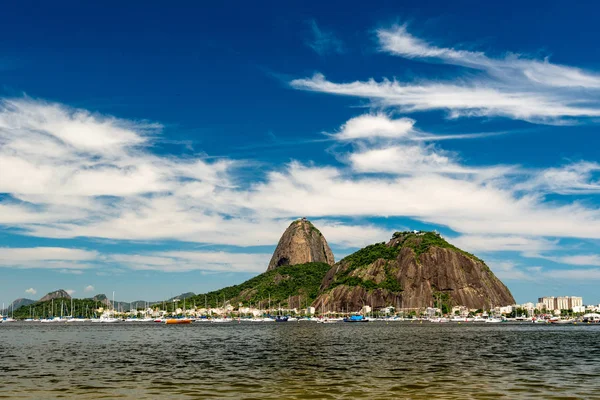 Sugarloaf Mountain From Botafogo Beach — Stock Photo, Image