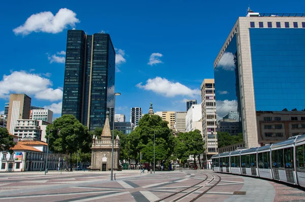 Plaza del 15 de noviembre en el centro de Río de Janeiro — Foto de Stock