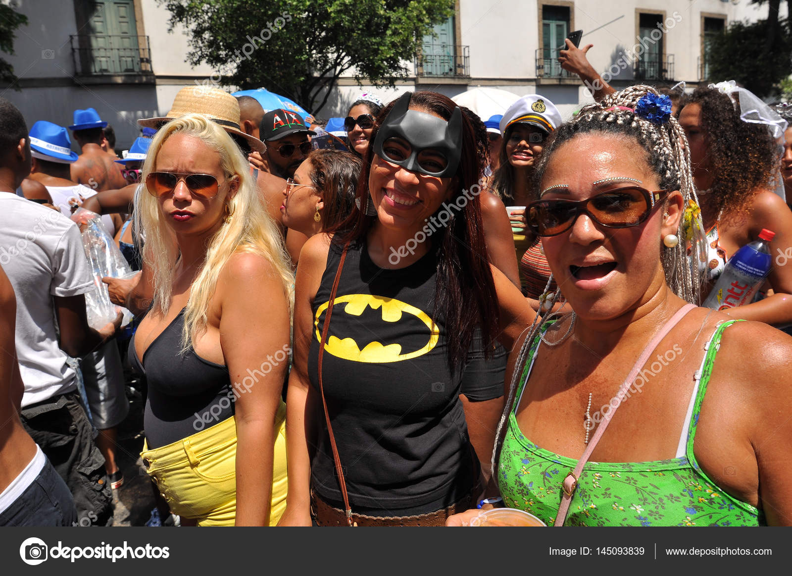 Happy Brazilian People Celebrate Carnival Stock Editorial Photo C Dabldy