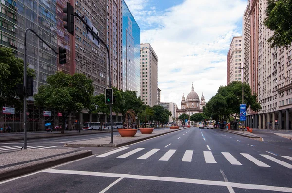 Avenida Presidente Vargas en Río de Janeiro — Foto de Stock