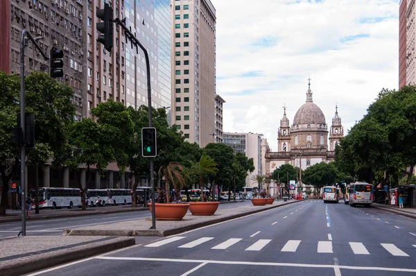 Avenida Presidente Vargas en Río de Janeiro — Foto de Stock