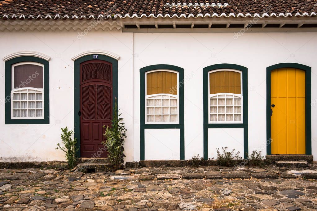 Colonial Portuguese Style Houses in Paraty