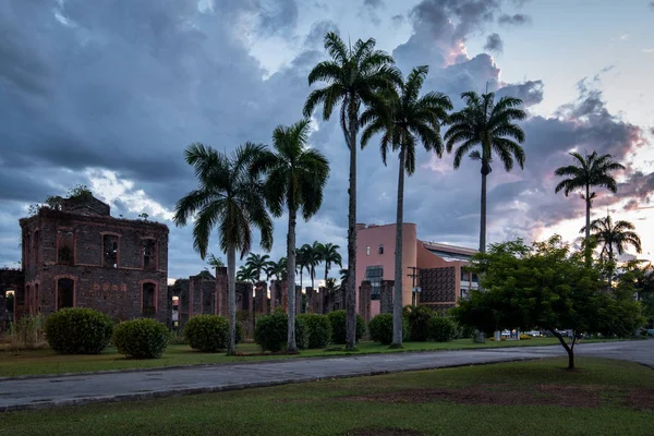 Ruinas de una antigua ciudad romana — Foto de Stock