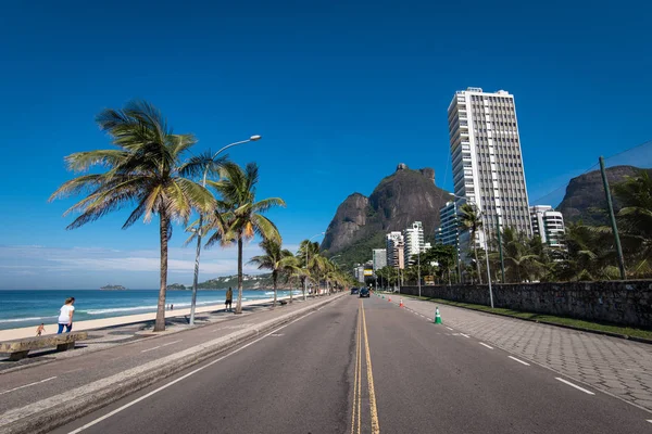 Avenue Sao Conrado Plajı — Stok fotoğraf