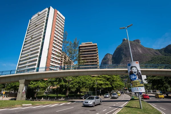 Avenida principal cruzando São Conrado — Fotografia de Stock