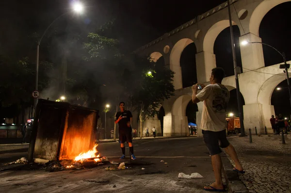 Хаос на улицах Рио — стоковое фото