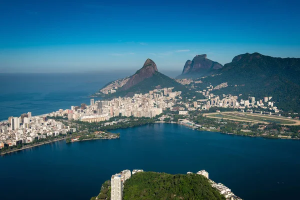 View of Rodrigo de Freitas Lagoon — Stock Photo, Image