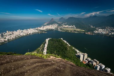 Rodrigo de Freitas Lagoon görünümünü