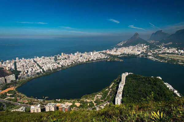 Rio de Janeiro City View With Hills — Stock Photo, Image