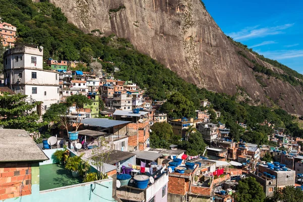 Rio de Janeiro Rocinha favela görünümünü — Stok fotoğraf