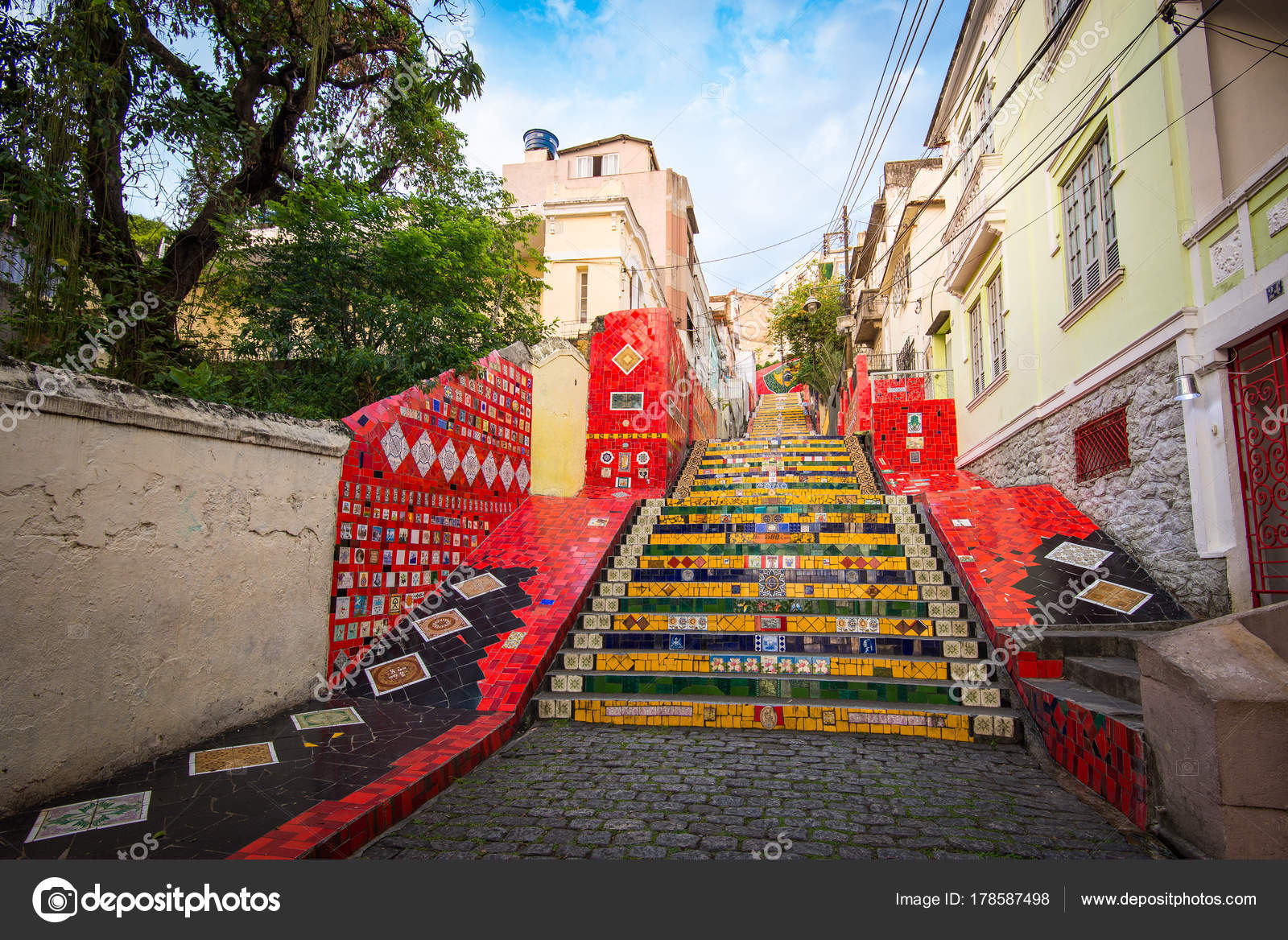 Escadaria Selaron Rio Janeiro Brazil Escadaria Selaron Set World Famous Stock Editorial Photo C Dabldy
