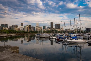 Ipanema Plajı görünümü sabah, Rio de Janeiro, Brezilya