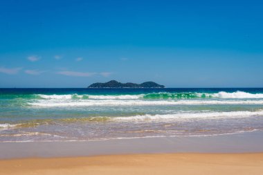 Ipanema Plajı sabahları rio de Janeiro, Brezilya 