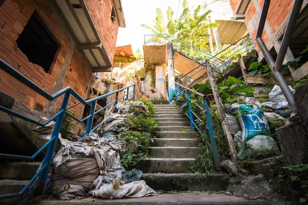 Casas Santa Marta Favela Rio Janeiro — Fotografia de Stock