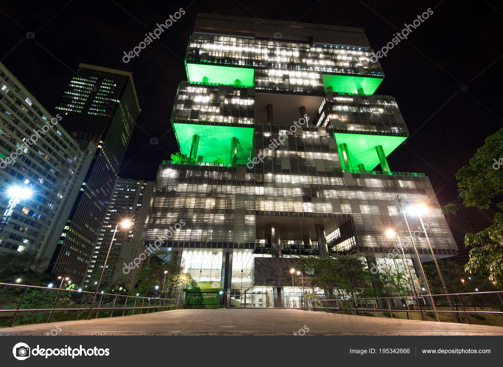 Rio Janeiro Brazilië April 2018 Facade Van Petrobras Bedrijf Bouwen ... Rio Janeiro Brazilië April 2018 Facade Van Petrobras Bedrijf Bouwen ...
