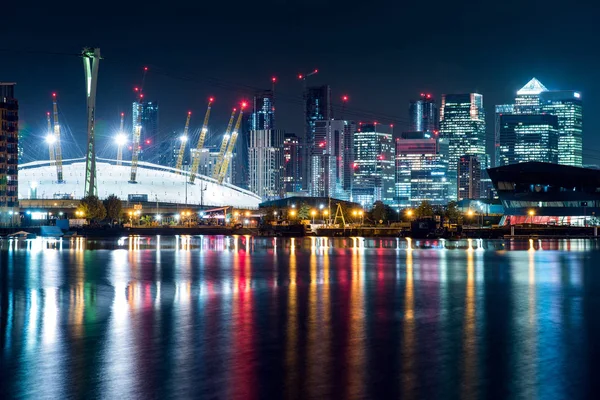 Лондонский Городской Пейзаж Зданиями Небоскребами — стоковое фото