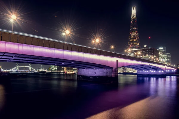 Londons Stadtbild Mit Gebäuden Und Wolkenkratzern — Stockfoto