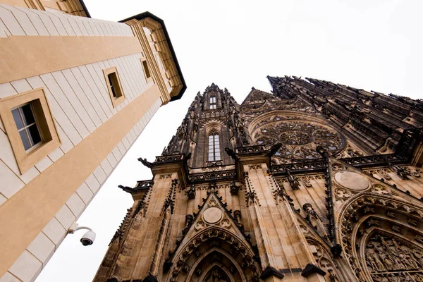 Catedral San Vito Estilo Gótico Praga Chequia — Foto de Stock